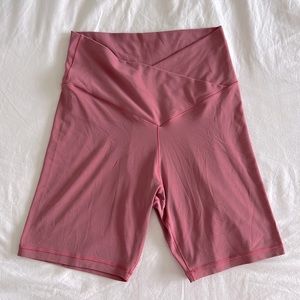 Aerie Crossover Bike Short, Pink, Size L